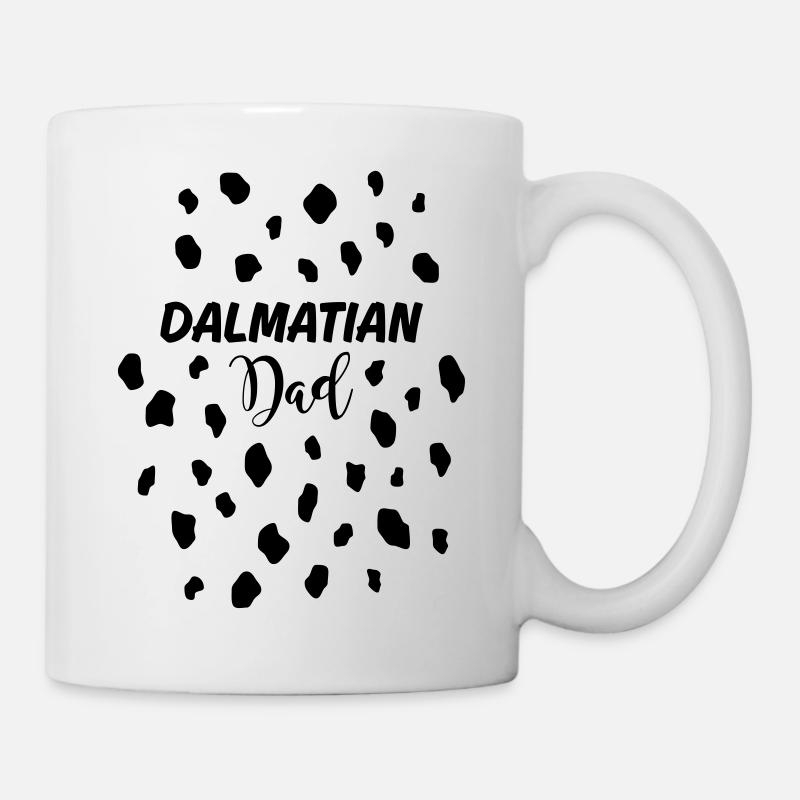 Dalmatian Dad - Dalmate papa Dalmate - Mug blanc - blanc