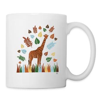 Douce girafe - Mug blanc - blanc - Droite