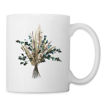 Flower bouquet - Tasse - Weiß - Rechts