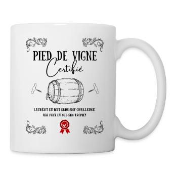 Pied de Vigne - Mug blanc - blanc - Droite