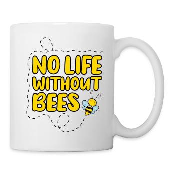 No Life Without Bees - Save the Bees - Mug - white - Right