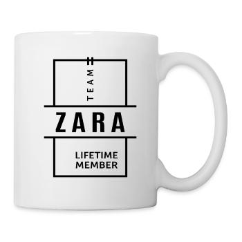Womens Zara personalisierte Name Geburtstagsgeschenk - Tasse - Weiß - Rechts