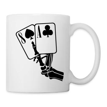 Dead Mans Hand, Poker, WSOP, Casino, Pokerstars - Mug blanc - blanc - Droite