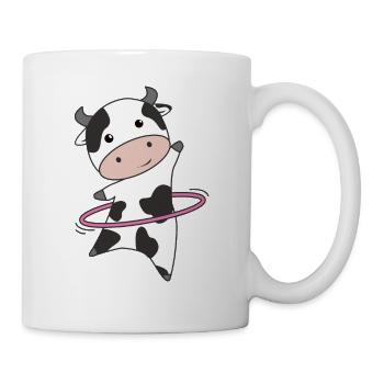 Vaches les vaches huronne vache hoop - Mug blanc - blanc - Droite