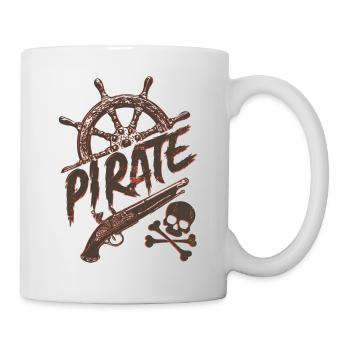 Pirate - Tasse - Weiß - Rechts