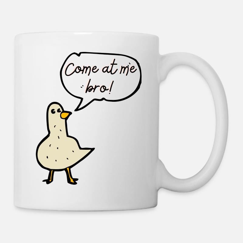 Pigeon drôle - Mug blanc - blanc