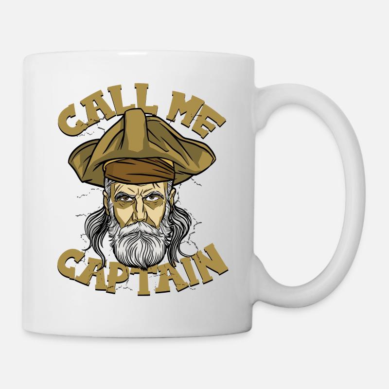 CALL ME CAPTAIN - Tasse - Weiß