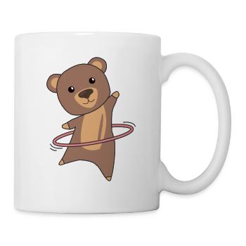 Bären die hullern Sport süße Tiere Bär - Mug blanc - blanc - Droite
