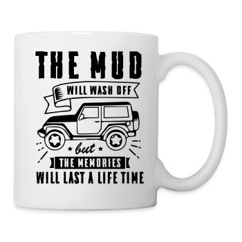 La boue emportera les jeeps - Mug blanc - blanc - Droite