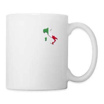 Italy Flag Country Italia Italian Boots Flag - Mug - white - Right