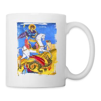orthodoxes Fresko - Tasse - Weiß - Rechts