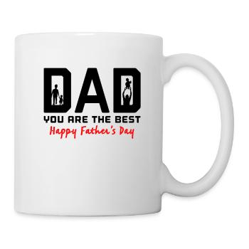 Fête des Pères, Fête des Pères, Fête des Pères, Fête des Pères - Mug blanc - blanc - Droite