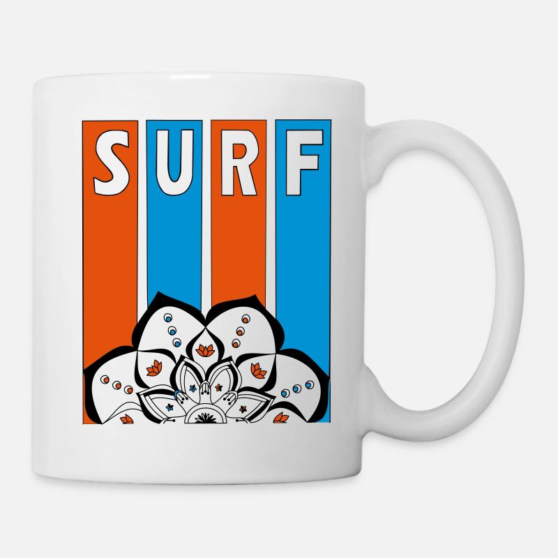Surf - Tasse - Weiß