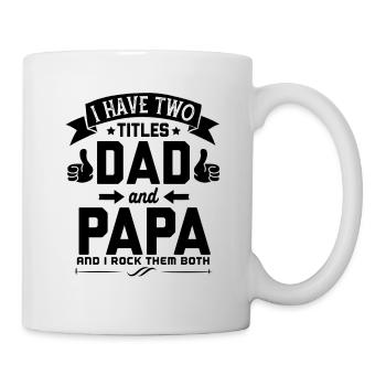 Fête des Pères, Fête des Pères, Fête des Pères, Fête des Pères - Mug blanc - blanc - Droite