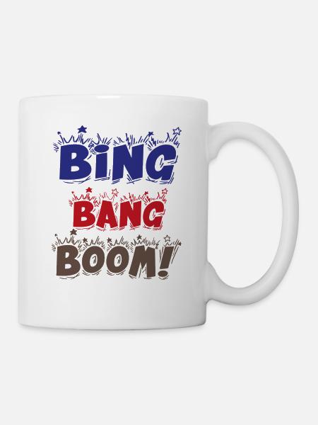 BING BANG BOOM - Mug blanc - blanc