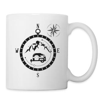 Coma Camping Camping Cadeau Voyage Bergen - Mug blanc - blanc - Droite