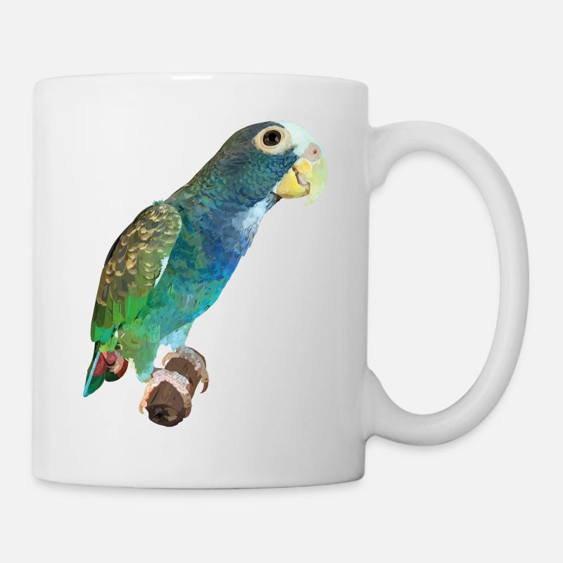 Perroquet Sénile - Mug blanc - blanc