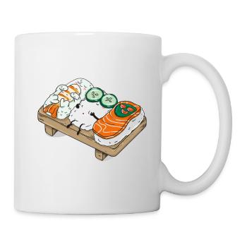 Sushi Japanese Kawaii Anime Drawing Gift - Mug - white - Right