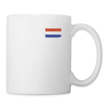 Niederlande Flagge Nederland Holland Niederländer - Tasse - Weiß - Rechts