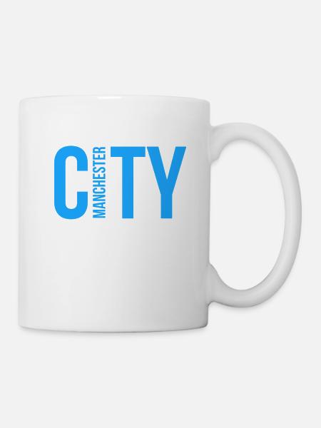 Manchester, Fußball, Stadt - Tasse - Weiß