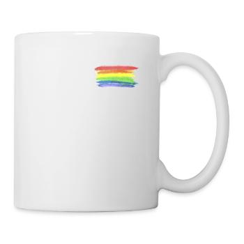 LGBT Flag Rainbow Flag Pride Gay Gay - Mug - white - Right