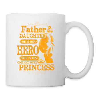 father and daughter - Mug - white - Right