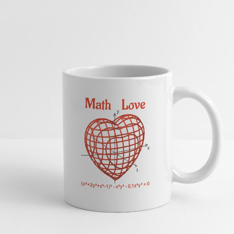 Heart Function 3D – Math Love Mug