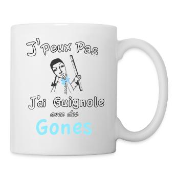 J'peu pas j''ai guignole - Mug blanc - blanc - Droite