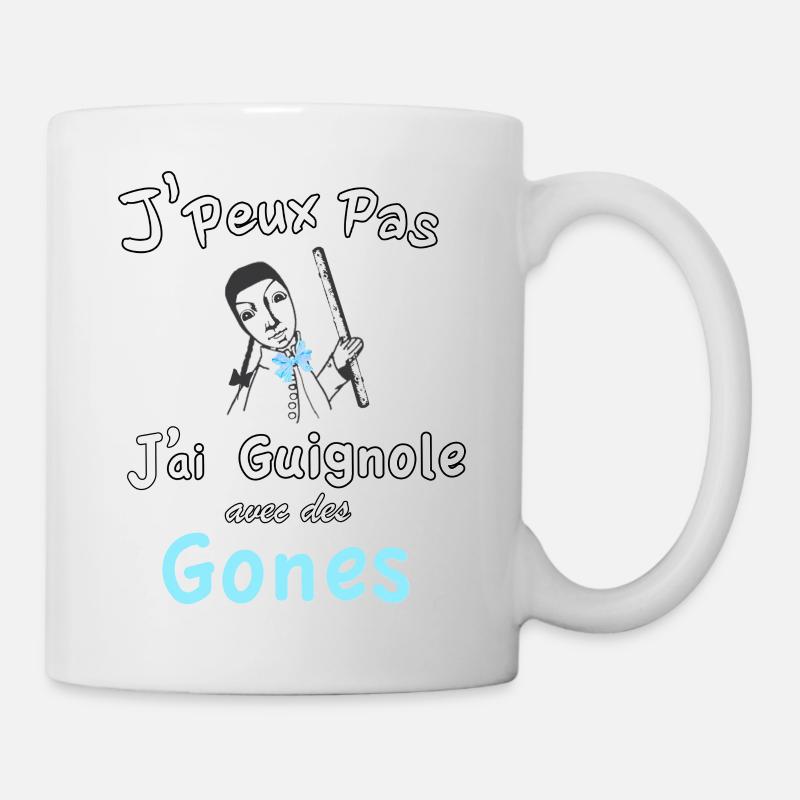 J'peu pas j''ai guignole - Mug blanc - blanc
