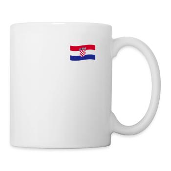 Croatie Drapeau Hrvatska Pays Croatia Kroate Déco - Mug blanc - blanc - Droite