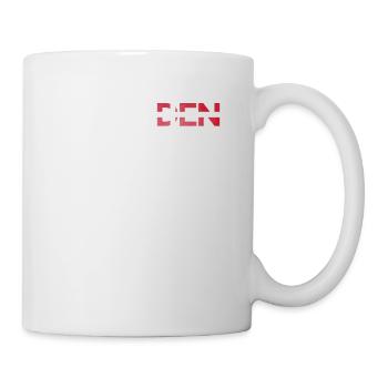 Dänemark Fahne Dänische Flagge Danmark Denmark - Tasse - Weiß - Rechts