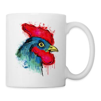 Hahn in profile - Mug - white - Right