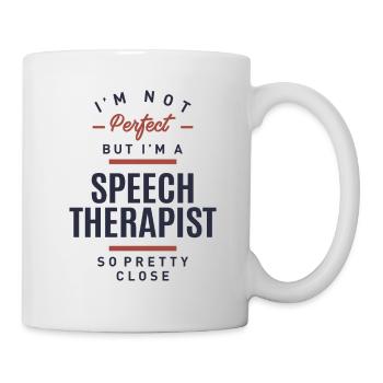 Speech Therapist Gift Funny Job Title Profession - Mug - white - Right