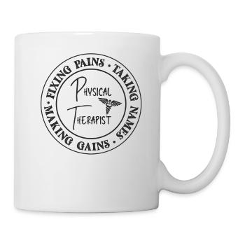 Physical Therapist Therapy - Tasse - Weiß - Rechts