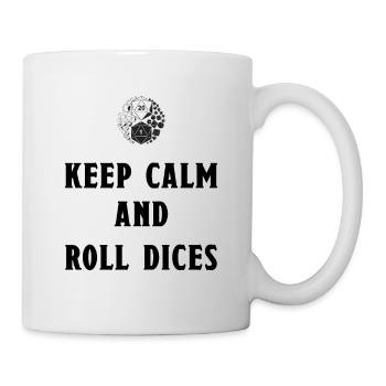 Keep Kalm And Roll Dices - Mug blanc - blanc - Droite