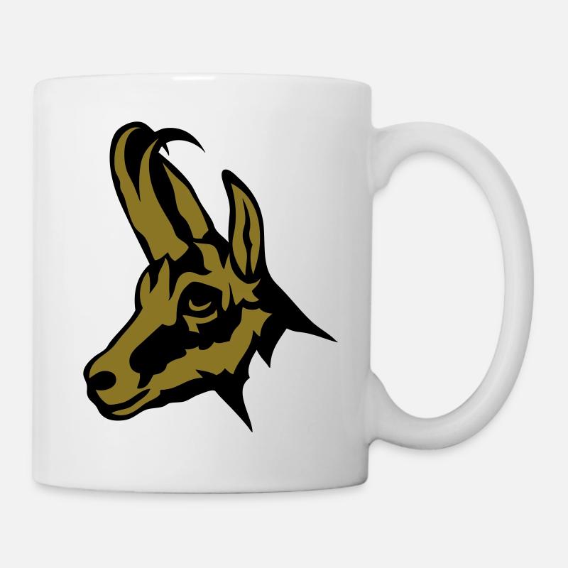Gämsen wilder Tier - Tasse - Weiß