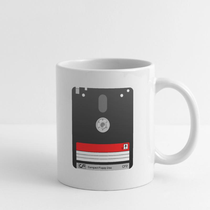 Amstrad 3" floppy disk – Retro Tech 01 symbol Mug