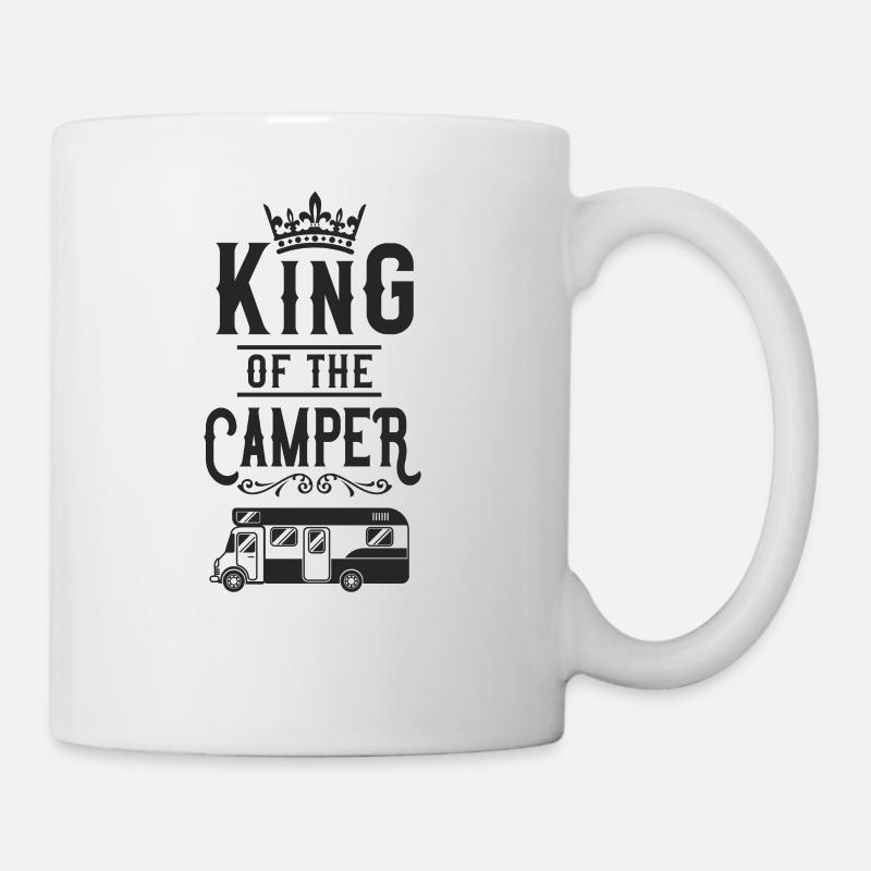 Camping King Of The Camper - Mug - white