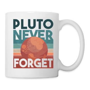 Pluto never Forget - Tasse - Weiß - Rechts