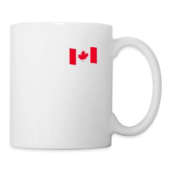 Kanada Flagge Canada Fahne Kanadische Wappen Land - Tasse - Weiß - Rechts