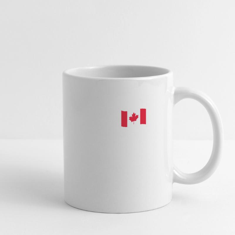 Drapeau du Canada Drapeau Canada Blason Canada pays Mug blanc
