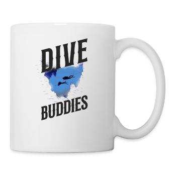 Scuba Diving Diver Dive Buddies - Tasse - Weiß - Rechts