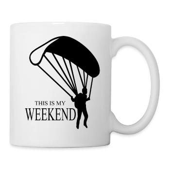 Paragliding - Mug blanc - blanc - Droite