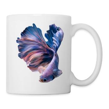 Betta Fish , aqarium hobby - Mug blanc - blanc - Droite