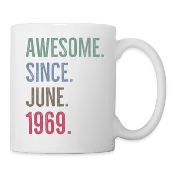 Génial depuis juin 1969 - Mug blanc - blanc - Droite