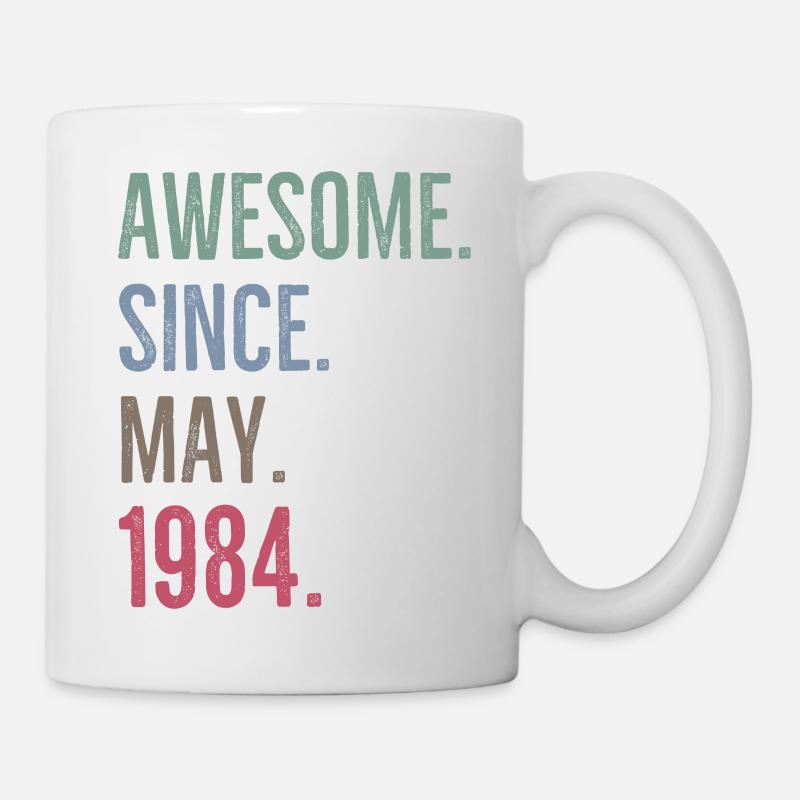 Génial depuis mai 1984 - Mug blanc - blanc