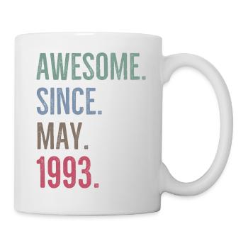Awesome seit Mai 1993 - Tasse - Weiß - Rechts