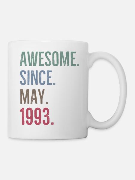 Awesome seit Mai 1993 - Tasse - Weiß