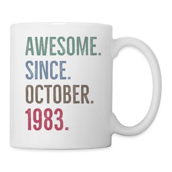 Awesome Since October 1983 - Mug - white - Right