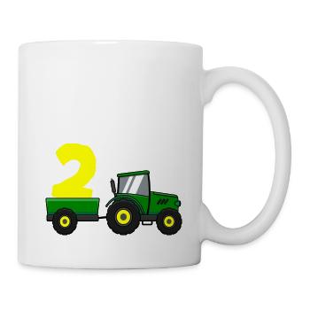 Aus Dem Weg Ich Bin 2 Jahre 2. Geburtstag Jungen - Tasse - Weiß - Rechts